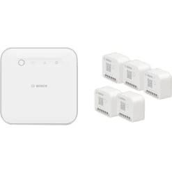 Bosch Smart Home Starterset Rollladensteuerung XL (weiß, 1x Controller II, 5x Licht-/ Rollladensteuerung II)