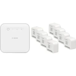 Bosch Smart Home Starterset Rollladensteuerung XXL (weiß, 1x Controller II, 8x Licht-/ Rollladensteuerung II)