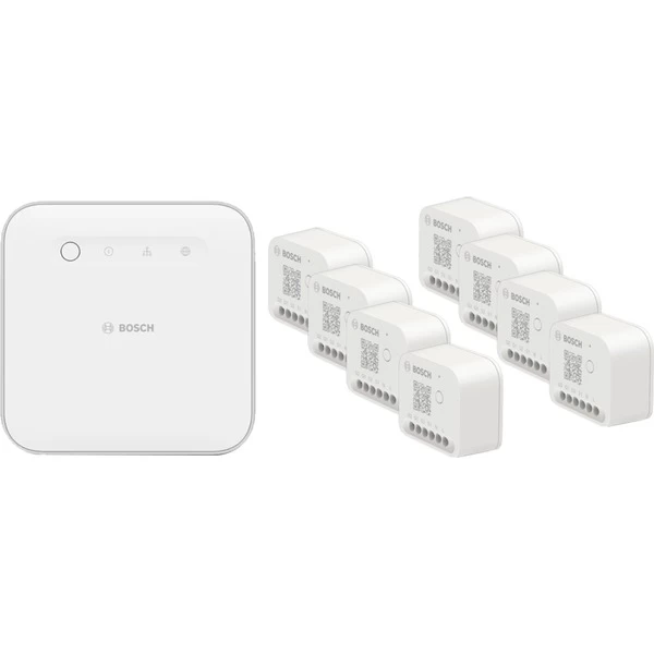 Bosch Smart Home Starterset Rollladensteuerung XXL (weiß, 1x Controller II, 8x Licht-/ Rollladensteuerung II)