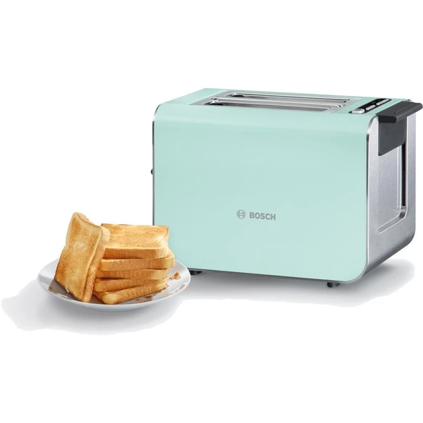 Bosch Styline Kompakt-Toaster TAT8612 (türkis/silber) – Bild 10