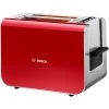 Bosch Styline Kompakt-Toaster TAT8614P (rot/silber)