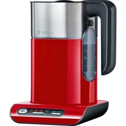 Bosch Styline TWK8614P, Wasserkocher (rot, 1,5 Liter)