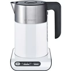 Bosch Styline TWK 8611 P, Wasserkocher (weiß/anthrazit, 1,5 Liter)