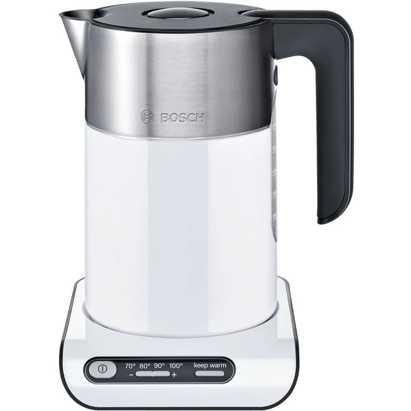Bosch Styline TWK 8611 P, Wasserkocher (weiß/anthrazit, 1,5 Liter)