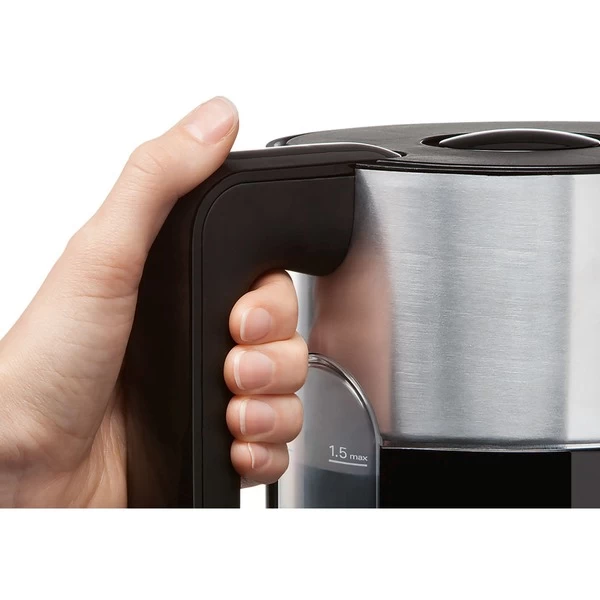 Bosch Styline TWK 8613 P, Wasserkocher (schwarz/silber, 1,5 Liter) – Bild 7