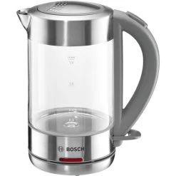 Bosch TWK7090B, Wasserkocher (edelstahl/hellgrau, 1,7 Liter)