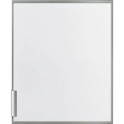 Bosch Türfront Mit Alu-Dekorrahmen KFZ10AX0, Türverkleidung (weiß/silber)