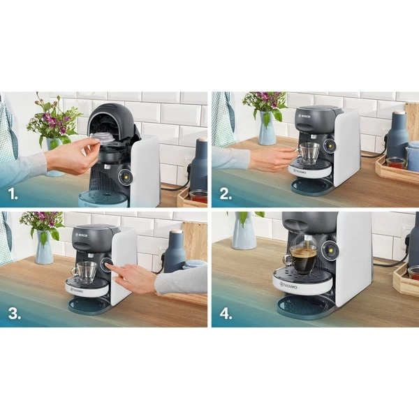 Bosch Tassimo Finesse TAS16B4, Kapselmaschine (weiß) – Bild 9