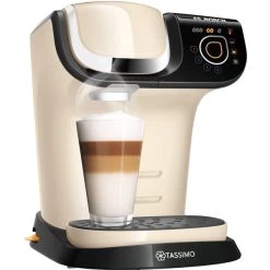 Bosch Tassimo My Way 2 TAS6507, Kapselmaschine (creme/schwarz)