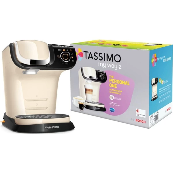 Bosch Tassimo My Way 2 TAS6507, Kapselmaschine (creme/schwarz) – Bild 2