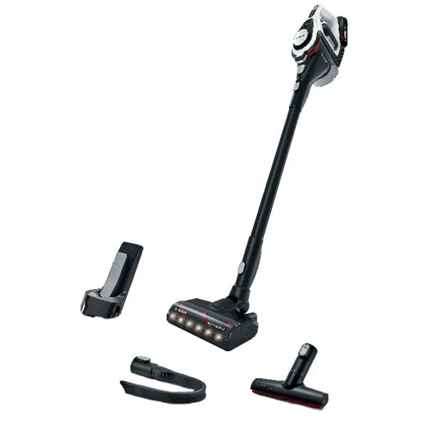 Bosch Unlimited (BKS8214W), Stielstaubsauger (weiß/schwarz)