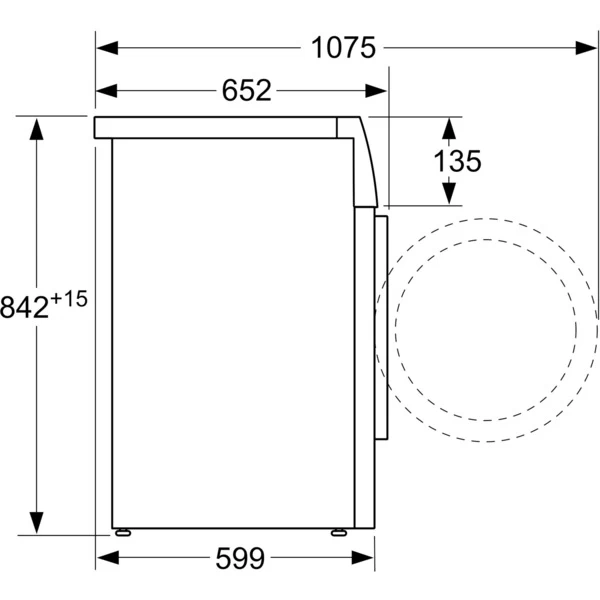 Bosch WQG233D20 Serie | 6, Wärmepumpen-Kondensationstrockner (weiß) – Bild 5