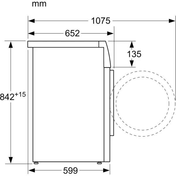 Bosch WQG241000 Serie | 6, Wärmepumpen-Kondensationstrockner (weiß/schwarz) – Bild 3
