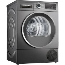 Bosch WQG2450R10 Serie 6, Wärmepumpen-Kondensationstrockner (silber/dunkelgrau)