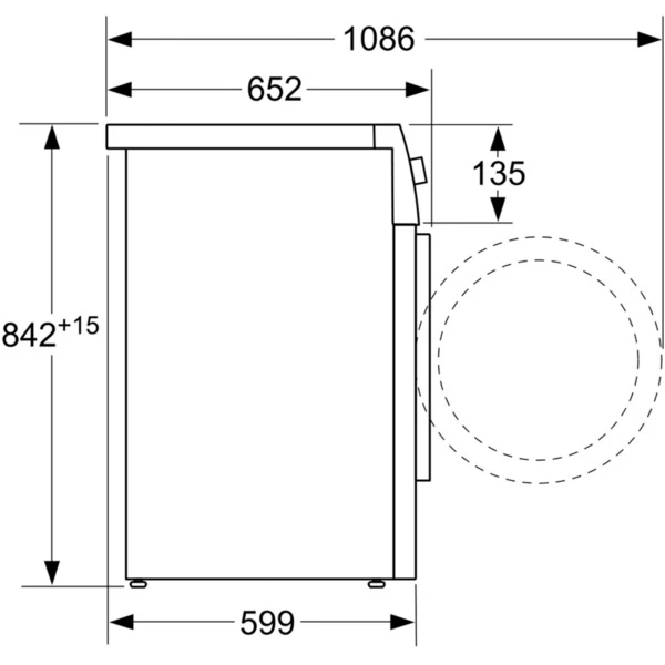 Bosch WTX87M40 Serie | 8, Wärmepumpen-Kondensationstrockner (weiß, Home Connect) – Bild 6