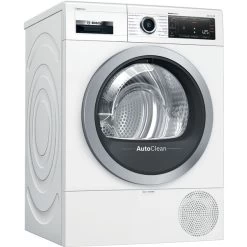Bosch WTX87MWIN Serie | 8, Wärmepumpen-Kondensationstrockner (weiß, Home Connect)
